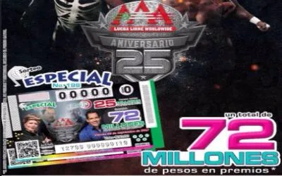 Boleto Conmemorativo 25 Años AAA