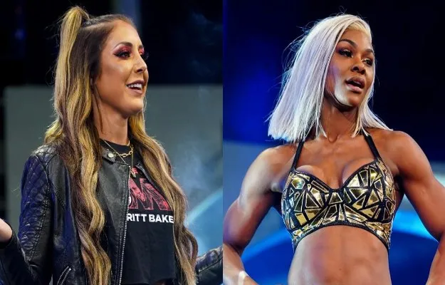 Britt Baker ve como una gran estrella a Jade Cargill Britt Baker ve como una gran estrella a Jade Cargill