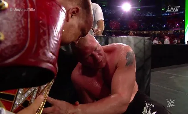 Brock Lesnar sale de Greatest Royal Rumble como campeón Universal