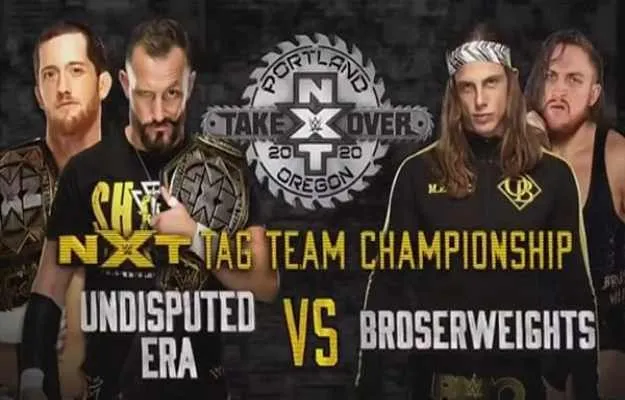 Broserweights nuevos campeones por parejas en NXT Takeover Portland