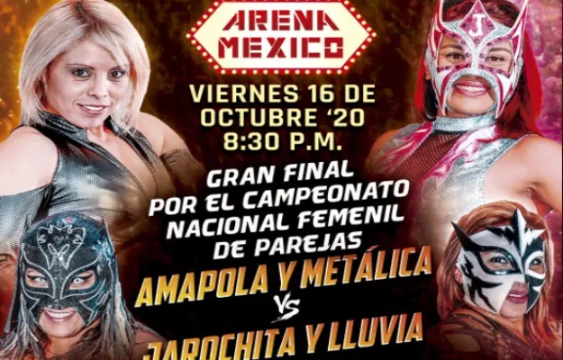 CMLL tendrá nuevas Campeonas Nacionales de Parejas este viernes CMLL tendrá nuevas Campeonas Nacionales de Parejas este viernes