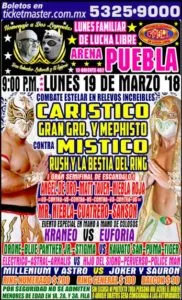 Cartel Homenaje A Dos Leyendas Arena Puebla