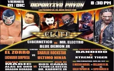 Cartel Lucha Elite 1ero Dic Cartel Lucha Elite 1ero Dic