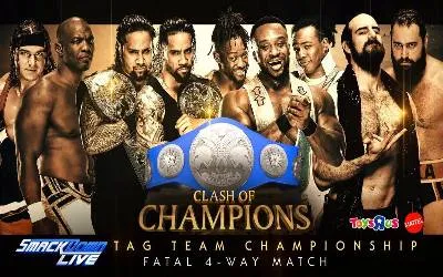 Cartelera Clash of Champions Cartelera Clash of Champions 2017