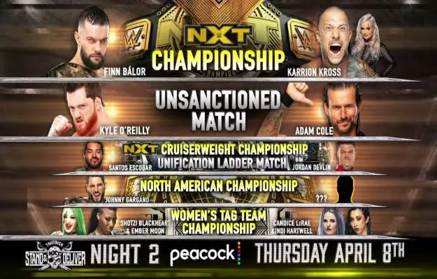 Cartelera NXT Takeover_ Stand & Deliver