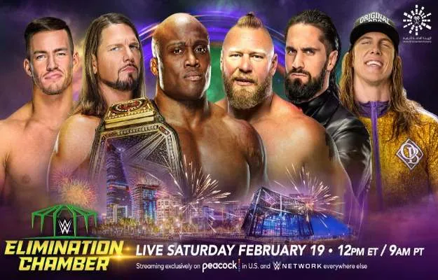 Cartelera WWE Elimination Chamber Cartelera WWE Elimination Chamber