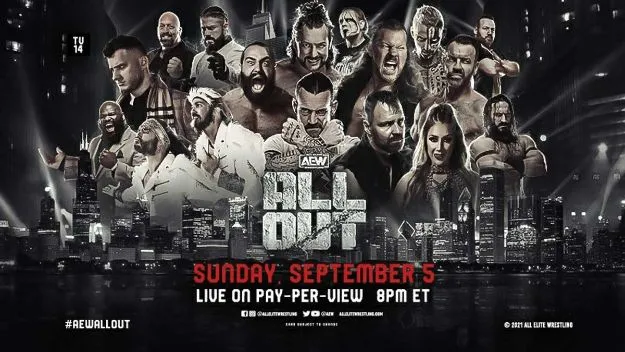 Cartelera actualizada de AEW All Out 2021