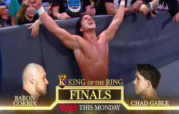 Chad Gable pasa a la final del torneo King Of The Ring en WWE SmackDown Live Chad Gable pasa a la final del torneo King Of The Ring en WWE SmackDown Live