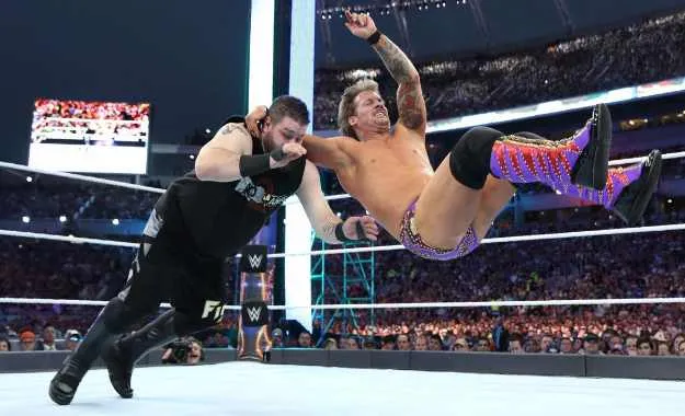 Chris-Jericho-Kevin-Owens mcmahon peores combates wrestlemania