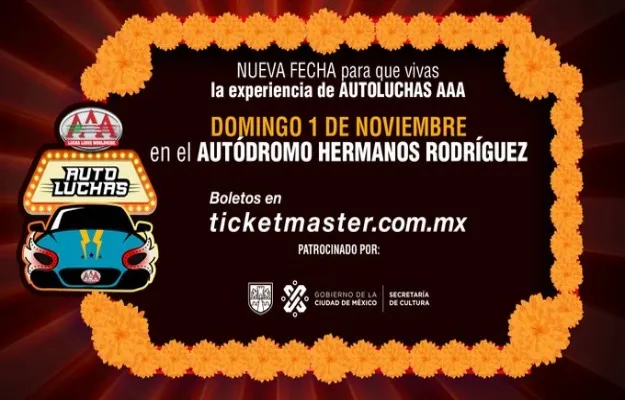 #AutoLuchasAAA celebrará Día de Muertos el 1ero de Noviembre