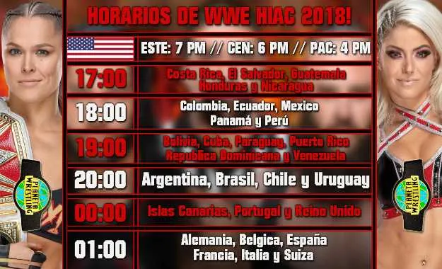 Como ver WWE Hell in a Cell 2018 en vivo y español y horarios