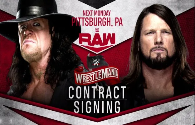 Contrato WWE RAW Contrato WWE RAW