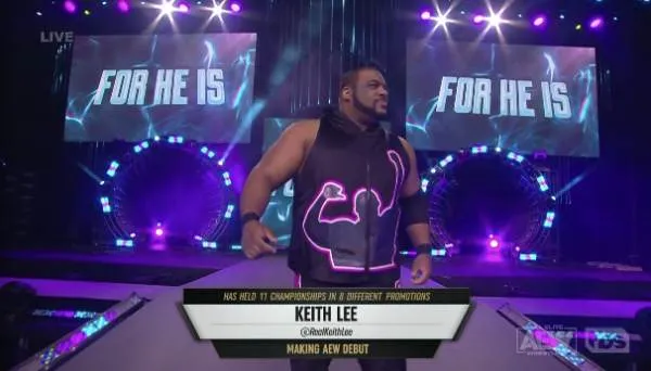 Decepción con Keith Lee en AEW. Se esperaba Jeff Hardy