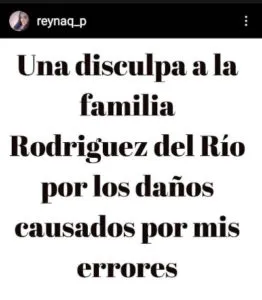 Disculpa de Expareja de Alberto del Río