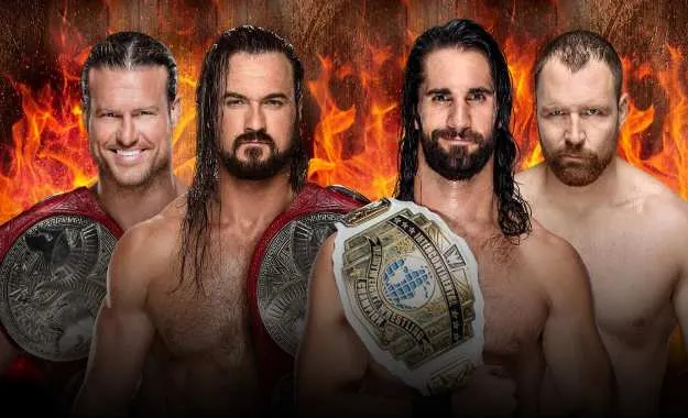 Dolph Ziggler y Drew McIntyre defenderán los campeonatos por parejas de RAW contra Seth Rollins y Dean Ambrose en Hell in a Cell Dolph Ziggler y Drew McIntyre defenderán los campeonatos por parejas de RAW contra Seth Rollins y Dean Ambrose en Hell in a Cell