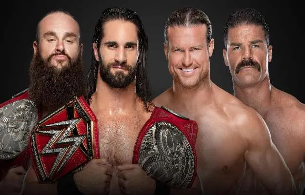 Dolph Ziggler y Robert Roode vs Braun Strowman y Seth Rollins en WWE Clash Of Champions 2019