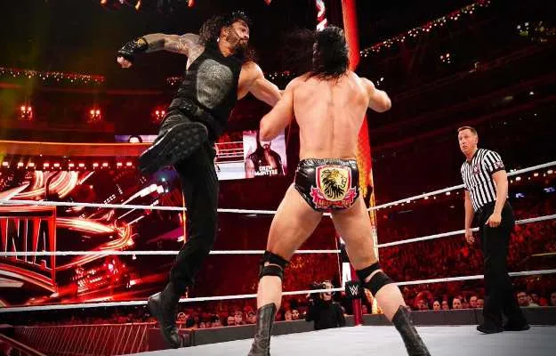 Drew McIntyre habla de la decepción en su lucha con Roman Reigns en Wrestlemania 35