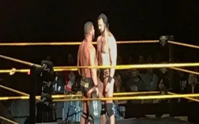 Drew McIntyre y Bobby Roode ayer en San Diego Drew McIntyre y Bobby Roode ayer en San Diego