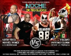 FWR Los Boricuas Pagano Psycho Clown