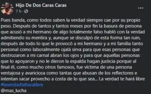 Facebook Hijo de Dos Caras