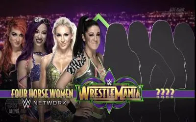 Four horsewomen en Wrestlemania