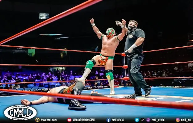 Gran Guerrero, por la Copa Independencia contra Volador Jr.