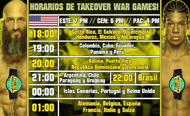 Horarios War Games