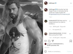 Hulk Hogan reacciona a la foto viral de Chris Hemsworth