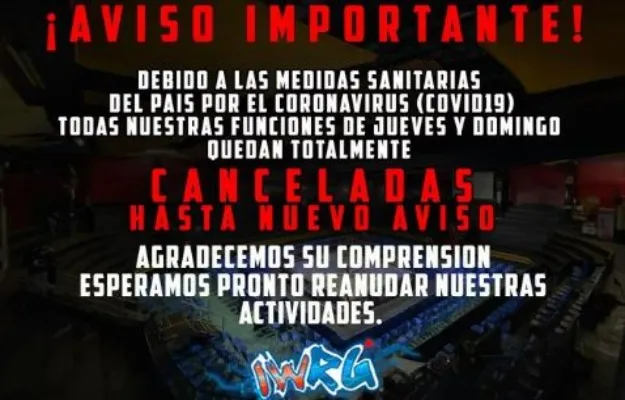 IWRG y The Crash suspenden funciones.JPG IWRG y The Crash también suspenden funciones hasta nuevo aviso