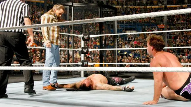 JXDMQGDDVBCGTHFGKUJ226YZME La Elimination Chamber que retiró a Shawn Michaels