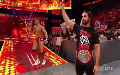 Jason Jordan y Seth Rollins RAW
