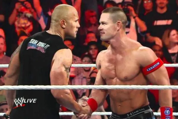John Cena y The Rock volverán a competir cara a cara John Cena y The Rock volverán a competir cara a cara