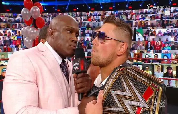 John Morrison John Morrison respalda a The Miz antes de su combate contra Bobby Lashley en Raw
