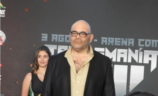 Konnan en la conferencia de prensa de Triplamanía XXVII Konnan en la conferencia de prensa de Triplamanía XXVII