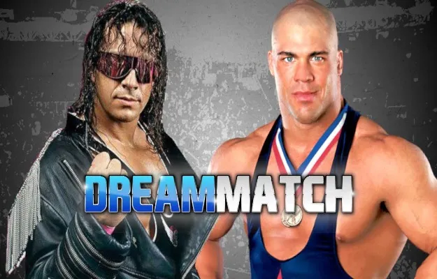 Kurt Angle Bret Hart