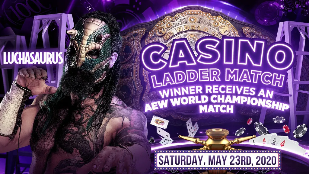 Luchasaurus es añadido al Casino Ladder Match en AEW Double or Nothing