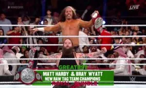 Matt Hardy y Bray Wyatt nuevos campeones por pareja de WWE RAW en Greatest Royal Rumble