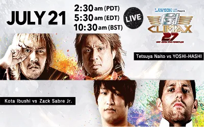 NJPW G1 NJPW G1 Climax 27 21 Julio