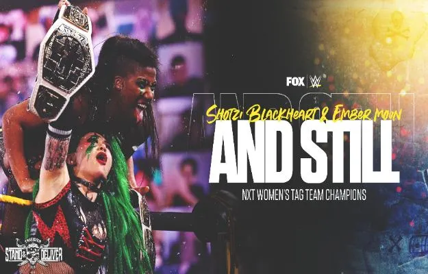 NXT TakeOver Stand & Deliver_ Shotzi Blackheart y Ember Moon retienen los títulos por parejas de NXT