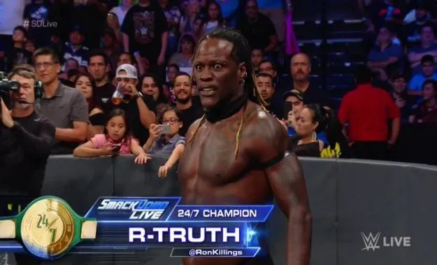 R-Truth pierde el campeonato 247 en Smackdown Live y lo termina recuperando R-Truth pierde el campeonato 247 en Smackdown Live y lo termina recuperando