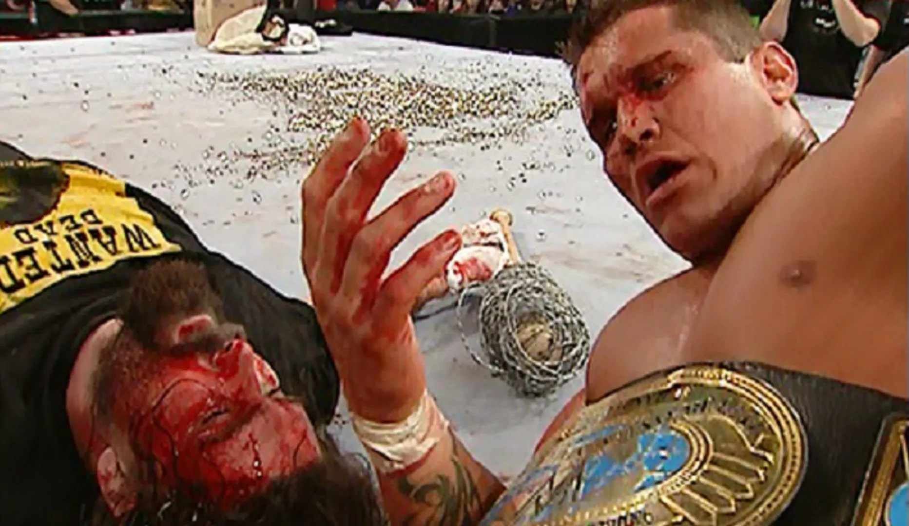 Randy Orton y Mick Foley