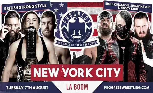 Resultados de PROGRESS Coast to Coast USA Tour NYC del 7 de Agosto Resultados de PROGRESS Coast to Coast USA Tour NYC del 7 de Agosto