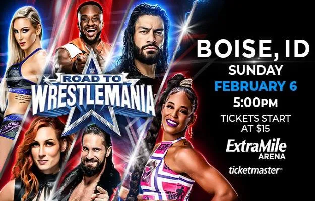 Resultados de WWE Live Road to Wrestlemania Boise (06 de Febrero) Resultados de WWE Live Road to Wrestlemania Boise (06 de Febrero)