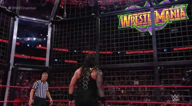 Roman Reigns Elimination Chamber Roman Reigns WWE Elimination Chamber