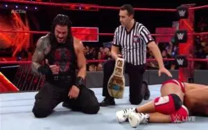 Roman Reigns IC Champion RAW