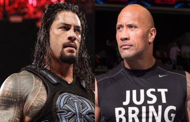 Roman Reigns The Rock The Rock