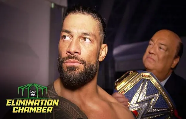 Roman Reigns entrevista en WWE Elimination Chamber Roman Reigns Elimination Chamber
