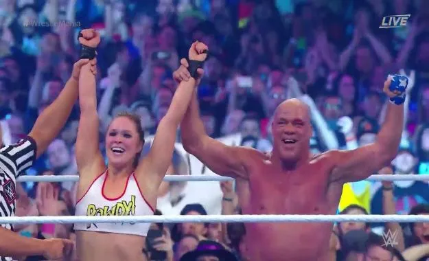 Ronda Rousey debuta con victoria en el ring de Wrestlemania 34