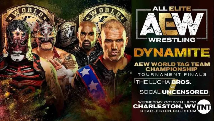 SCU Vs Lucha Bros AEW Tag Team Final Dynamite 30 October 2019 1200x675