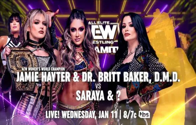 Saraya revela su compañera misteriosa en AEW Dynamite